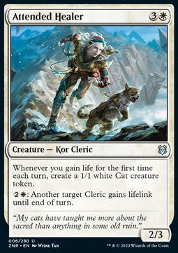 Attended Healer - Zendikar Rising (Uncommon) [ZNR-6] - JotaCards - Tu Tienda de TCG