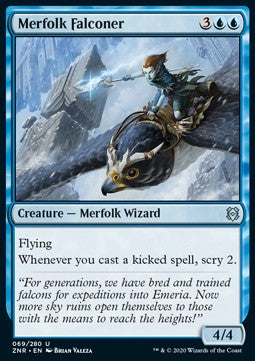Merfolk Falconer - Zendikar Rising (Uncommon) [ZNR-69] - JotaCards - Tu Tienda de TCG