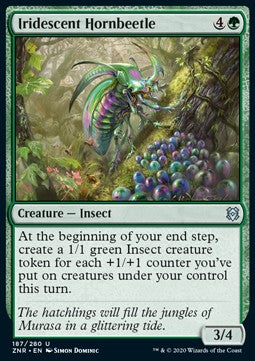 Iridescent Hornbeetle - Zendikar Rising (Uncommon) [ZNR-187] - JotaCards - Tu Tienda de TCG
