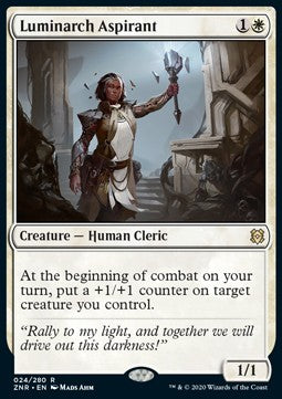 Luminarch Aspirant - Zendikar Rising (Rare) [ZNR-24] - JotaCards - Tu Tienda de TCG