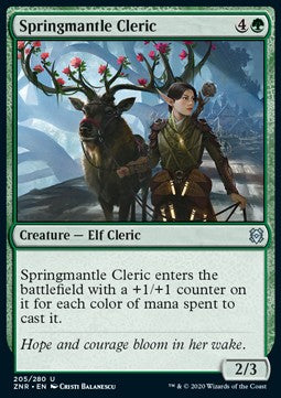 Springmantle Cleric - Zendikar Rising (Uncommon) [ZNR-205] - JotaCards - Tu Tienda de TCG