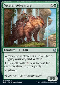 Veteran Adventurer - Zendikar Rising (Uncommon) [ZNR-218] - JotaCards - Tu Tienda de TCG