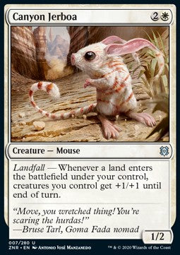 Canyon Jerboa - Zendikar Rising (Uncommon) [ZNR-7] - JotaCards - Tu Tienda de TCG