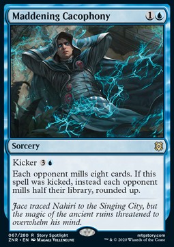 Maddening Cacophony - Zendikar Rising (Rare) [ZNR-67] - JotaCards - Tu Tienda de TCG