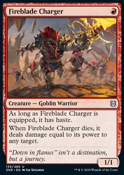 Fireblade Charger - Zendikar Rising (Uncommon) [ZNR-139] - JotaCards - Tu Tienda de TCG