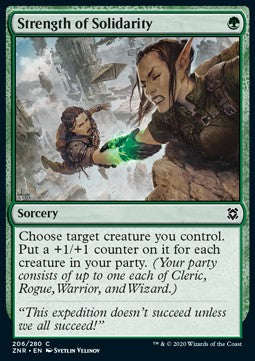 Strength of Solidarity - Zendikar Rising (Common) [ZNR-206] - JotaCards - Tu Tienda de TCG