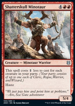 Shatterskull Minotaur - Zendikar Rising (Uncommon) [ZNR-160] - JotaCards - Tu Tienda de TCG