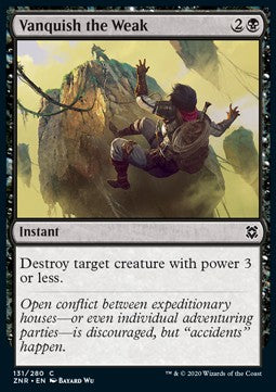 Vanquish the Weak - Zendikar Rising (Common) [ZNR-131] - JotaCards - Tu Tienda de TCG
