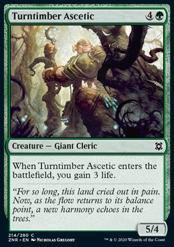 Turntimber Ascetic - Zendikar Rising (Common) [ZNR-214] - JotaCards - Tu Tienda de TCG
