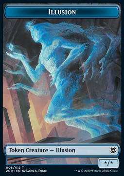 Illusion Token (Blue */*) - Zendikar Rising: Extras (Token) [XZNR-T06] - JotaCards - Tu Tienda de TCG
