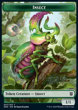 Insect Token (Green 1/1) - Zendikar Rising: Extras (Token) [XZNR-T07] - JotaCards - Tu Tienda de TCG