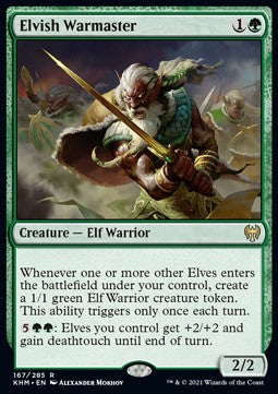 Elvish Warmaster - Kaldheim (Rare) [KHM-167] - JotaCards - Tu Tienda de TCG