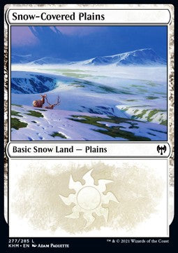 Snow-Covered Plains (V.2) - Kaldheim (Land) [KHM-277] - JotaCards - Tu Tienda de TCG