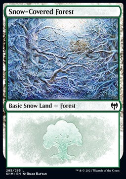 Snow-Covered Forest (V.2) - Kaldheim (Land) [KHM-285] - JotaCards - Tu Tienda de TCG