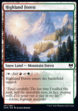 Highland Forest - Kaldheim (Common) [KHM-261] - JotaCards - Tu Tienda de TCG