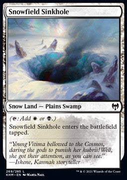 Snowfield Sinkhole - Kaldheim (Common) [KHM-269] - JotaCards - Tu Tienda de TCG