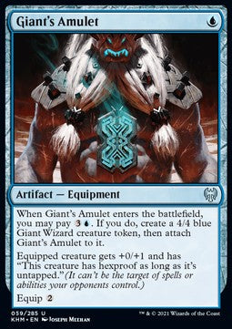 Giant's Amulet - Kaldheim (Uncommon) [KHM-59] - JotaCards - Tu Tienda de TCG