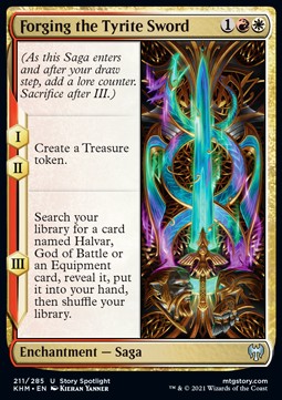Forging the Tyrite Sword - Kaldheim (Uncommon) [KHM-211] - JotaCards - Tu Tienda de TCG