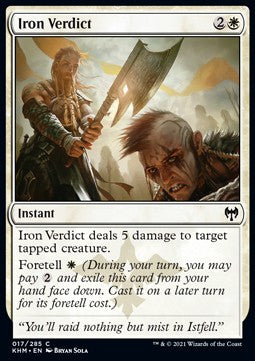 Iron Verdict - Kaldheim (Common) [KHM-17] - JotaCards - Tu Tienda de TCG