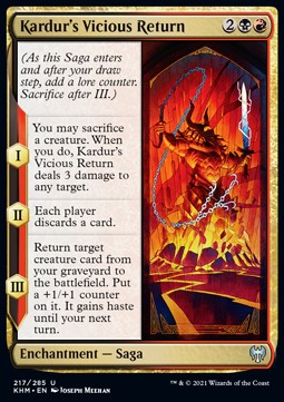 Kardur's Vicious Return - Kaldheim (Uncommon) [KHM-217] - JotaCards - Tu Tienda de TCG