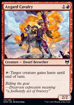Axgard Cavalry - Kaldheim (Common) [KHM-121] - JotaCards - Tu Tienda de TCG
