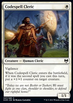 Codespell Cleric - Kaldheim (Common) [KHM-7] - JotaCards - Tu Tienda de TCG