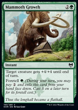 Mammoth Growth - Kaldheim (Common) [KHM-183] - JotaCards - Tu Tienda de TCG