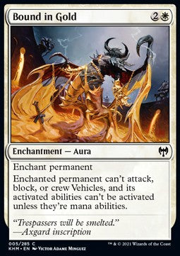 Bound in Gold - Kaldheim (Common) [KHM-5] - JotaCards - Tu Tienda de TCG