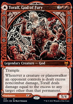 Toralf, God of Fury // Toralf's Hammer - Kaldheim: Extras (Mythic) [XKHM-313] - JotaCards - Tu Tienda de TCG