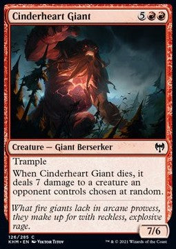 Cinderheart Giant - Kaldheim (Common) [KHM-126] - JotaCards - Tu Tienda de TCG