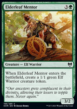 Elderleaf Mentor - Kaldheim (Common) [KHM-165] - JotaCards - Tu Tienda de TCG