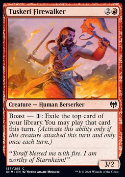 Tuskeri Firewalker - Kaldheim (Common) [KHM-157] - JotaCards - Tu Tienda de TCG