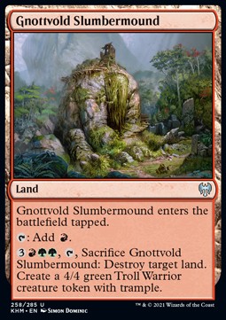 Gnottvold Slumbermound - Kaldheim (Uncommon) [KHM-258] - JotaCards - Tu Tienda de TCG