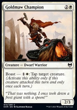 Goldmaw Champion - Kaldheim (Common) [KHM-14] - JotaCards - Tu Tienda de TCG