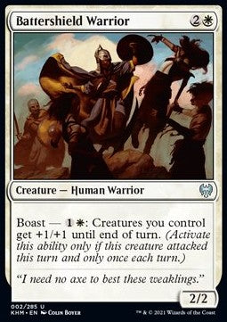 Battershield Warrior - Kaldheim (Uncommon) [KHM-2] - JotaCards - Tu Tienda de TCG