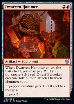 Dwarven Hammer - Kaldheim (Uncommon) [KHM-133] - JotaCards - Tu Tienda de TCG