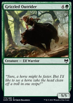 Grizzled Outrider - Kaldheim (Common) [KHM-173] - JotaCards - Tu Tienda de TCG