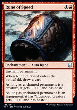 Rune of Speed - Kaldheim (Uncommon) [KHM-148] - JotaCards - Tu Tienda de TCG