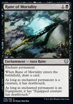 Rune of Mortality - Kaldheim (Uncommon) [KHM-108] - JotaCards - Tu Tienda de TCG