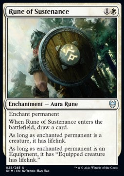 Rune of Sustenance - Kaldheim (Uncommon) [KHM-25] - JotaCards - Tu Tienda de TCG