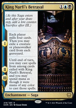 King Narfi's Betrayal - Kaldheim (Rare) [KHM-219] - JotaCards - Tu Tienda de TCG