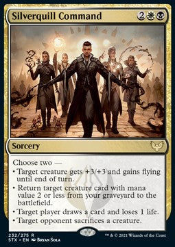Silverquill Command - Strixhaven: School of Mages (Rare) [STX-232] - JotaCards - Tu Tienda de TCG