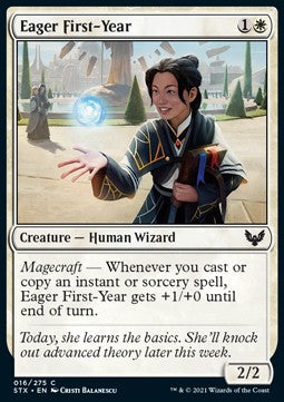 Eager First-Year - Strixhaven: School of Mages (Common) [STX-16] - JotaCards - Tu Tienda de TCG