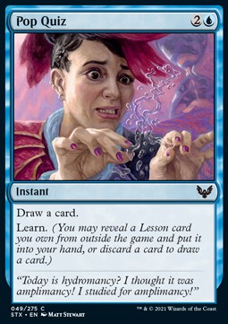 Pop Quiz - Strixhaven: School of Mages (Common) [STX-49] - JotaCards - Tu Tienda de TCG