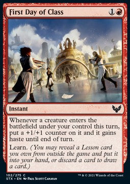 First Day of Class - Strixhaven: School of Mages (Common) [STX-102] - JotaCards - Tu Tienda de TCG