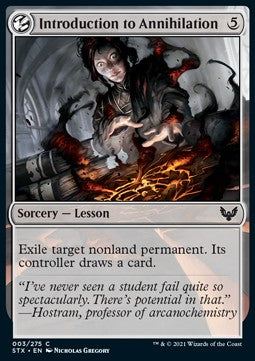 Introduction to Annihilation - Strixhaven: School of Mages (Common) [STX-3] - JotaCards - Tu Tienda de TCG