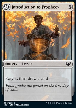 Introduction to Prophecy - Strixhaven: School of Mages (Common) [STX-4] - JotaCards - Tu Tienda de TCG