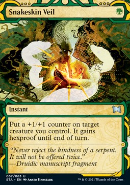 Snakeskin Veil (V.1) - Mystical Archive (Uncommon) [STA-57] - JotaCards - Tu Tienda de TCG