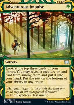 Adventurous Impulse (V.1) - Mystical Archive (Uncommon) [STA-49] - JotaCards - Tu Tienda de TCG