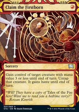 Claim the Firstborn (V.1) - Mystical Archive (Uncommon) [STA-37] - JotaCards - Tu Tienda de TCG
